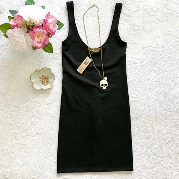 Monrow Dresses | Nwt Amber Valletta Monrow Luxe Black Tank Dress Bodycon Sm | Color: Black | Size: S | Lulabellesshop's Closet Monrow Dresses | Nwt Amber Valletta Monrow Luxe Black Tank Dress Bodycon Sm | Color: Black | Size: S | Lulabellesshop's Closet